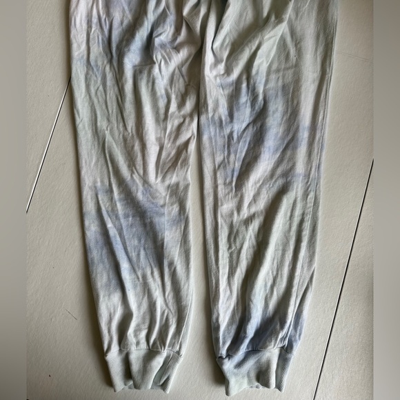 Michael Stars Blue/Teal/White Tie Dye Jogger Sweatpants Size M - Picture 3 of 7